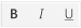 Bold, italic, underline