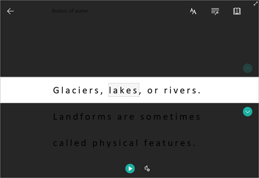 Screenshot of line focus.