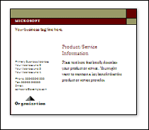 Front side of a post card publication