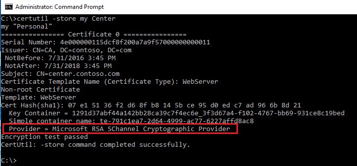 Administrator command prompt