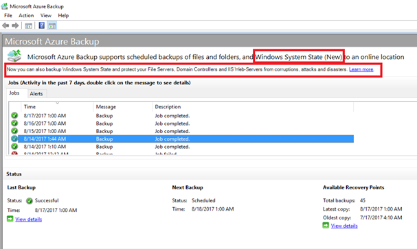 Windows System State
