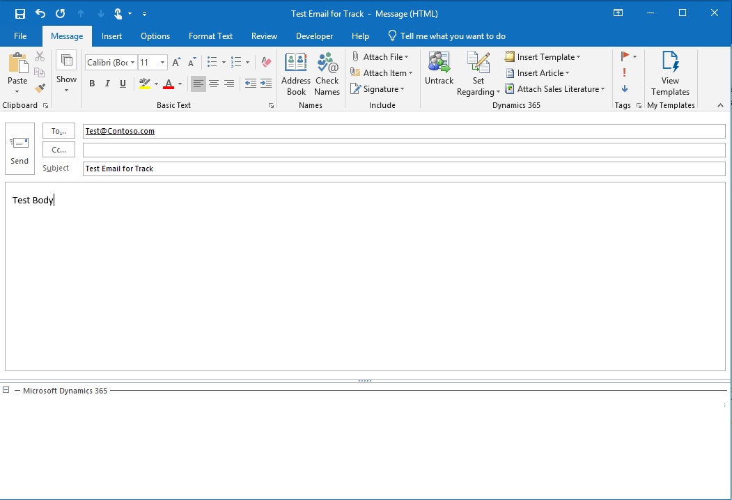 BlankWindowOutlookClient