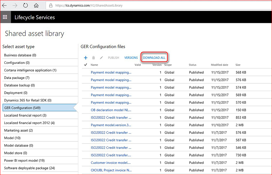 This image shows you how to download and setup GER configurations.