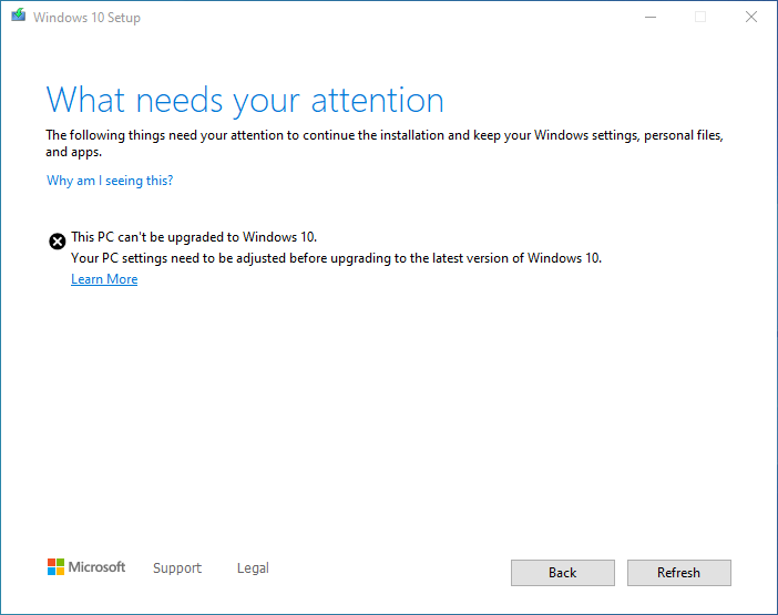 screenshot of safeguard hold dialog
