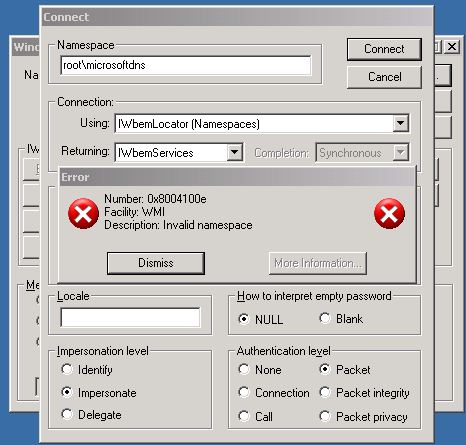 Namespace error