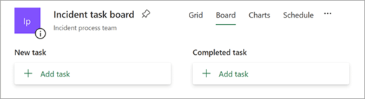 Create an incident ticket handling board in Planner