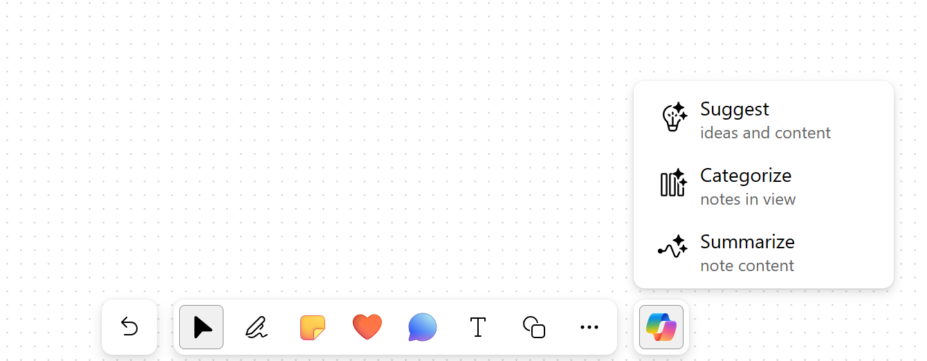 Screen of Copilot Main Menu All Options