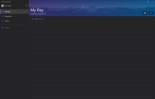 To Do Interface