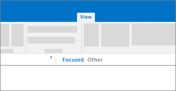 Conceptual screenshot of the Focused Inbox function.