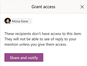 If some people dont have access to the list item, you can grant access to them so that they can read the comments about the list.