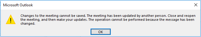 Error dialog