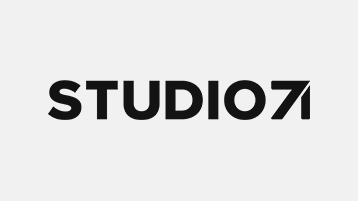 Screenshot that shows Studio71 logo.