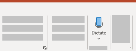 Dictate in Windows PowerPoint.