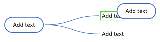 Screenshot showing how to drag one node over another, the underlying node is highlighted, indicating you can release the mouse button to snap the two nodes together.