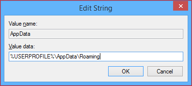 In the Value data box, type the following path, and then click OK.