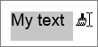 Dragging across text to apply copied formatting