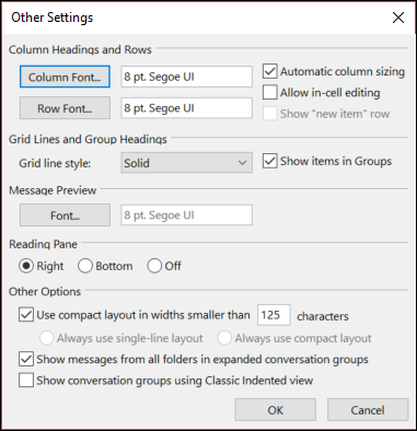 You can change the fonts and font sizes in your view.