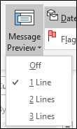 Set message preview
