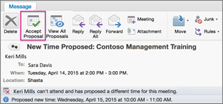New time proposed