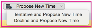 Propose a new time