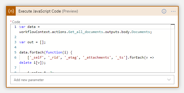 Inline Code for Azure Logic Apps