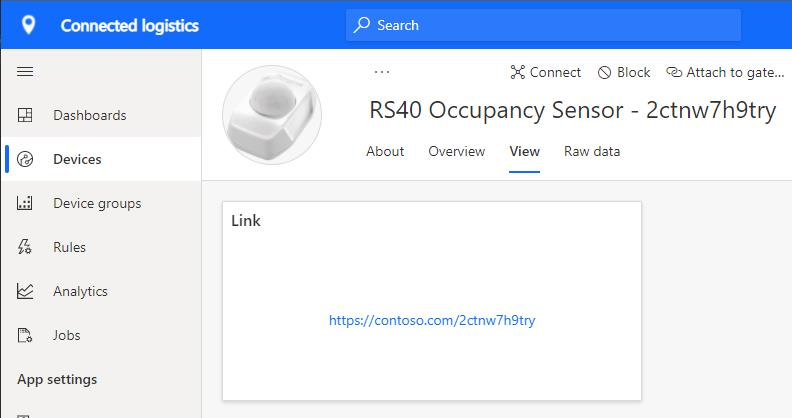 Parametrized link tile