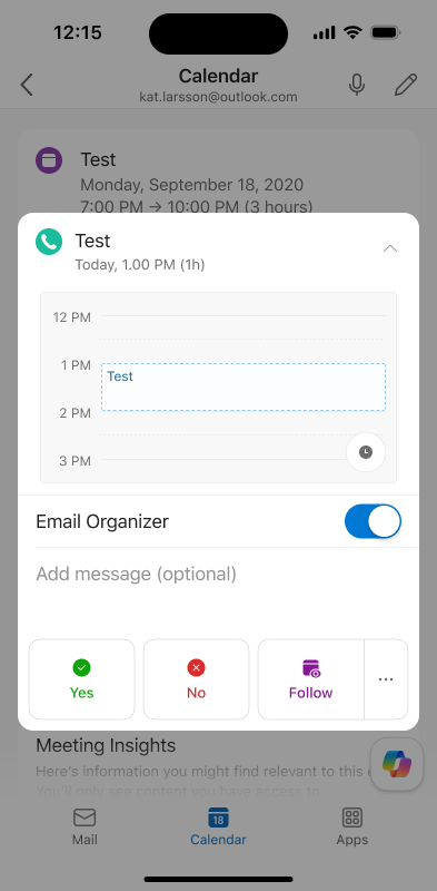 user settings