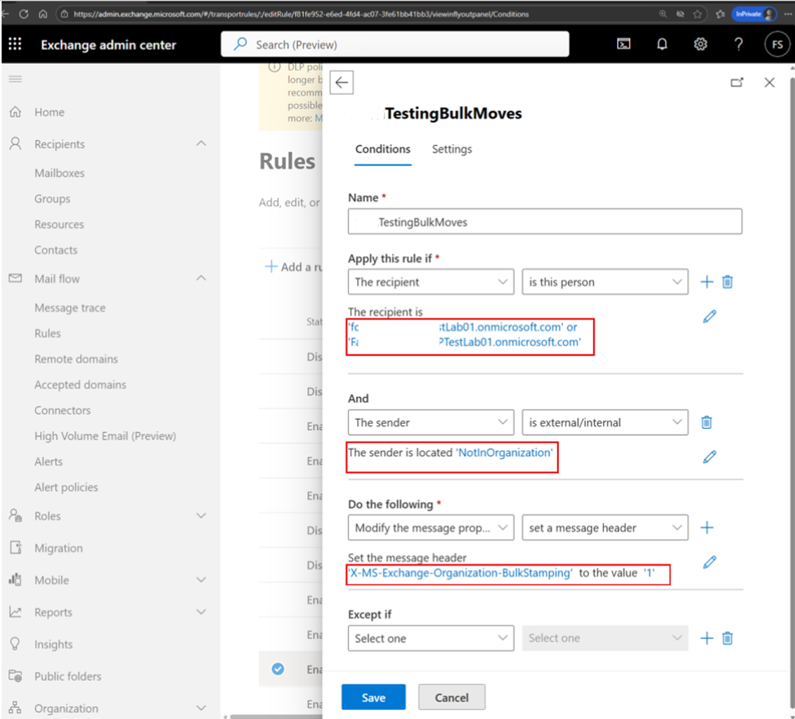 user settings