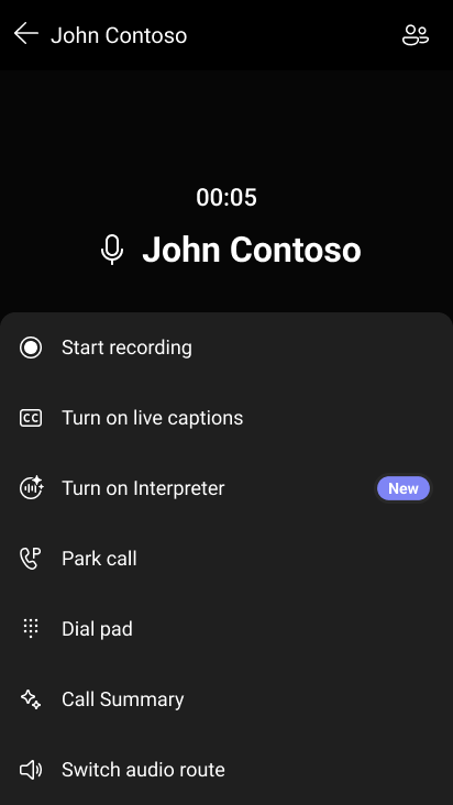 user settings