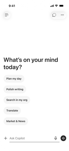 user settings