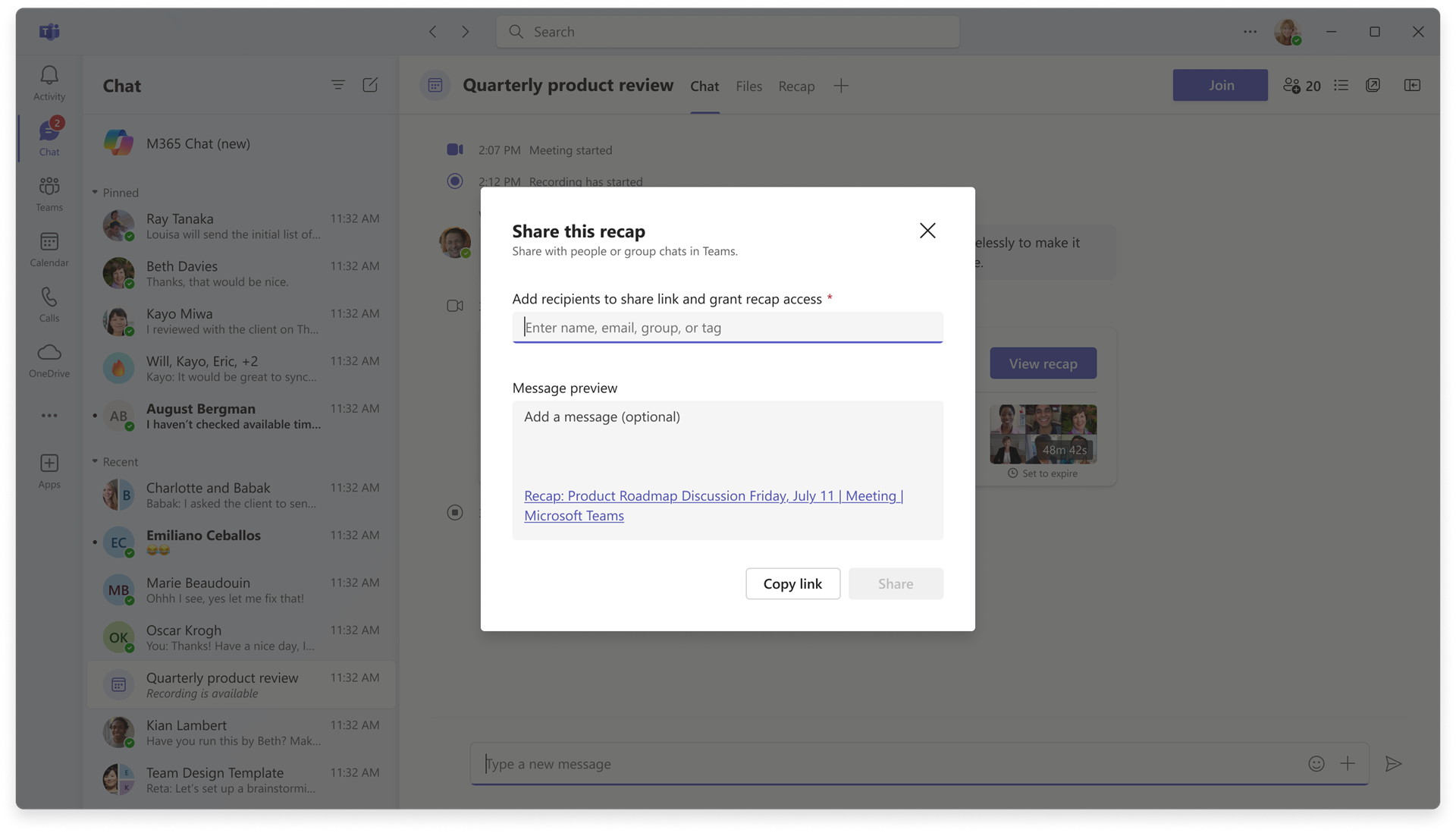 user settings