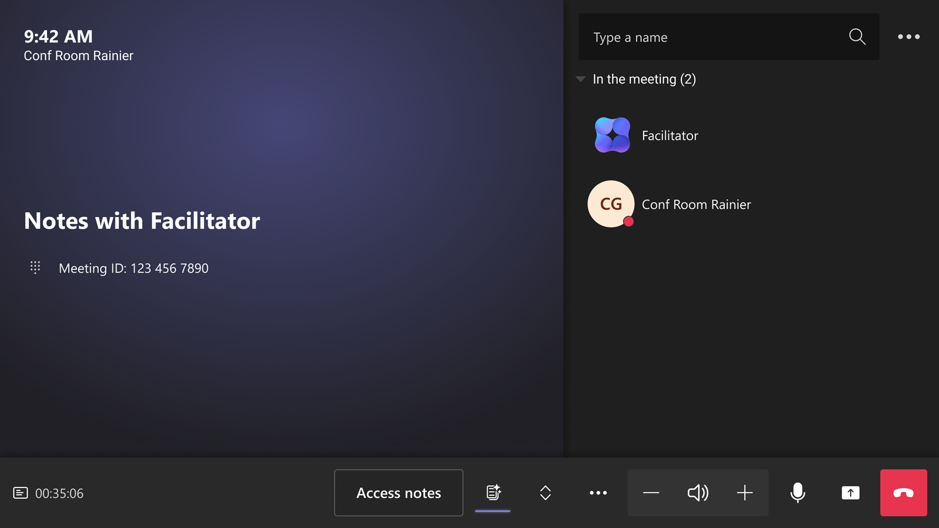 user settings