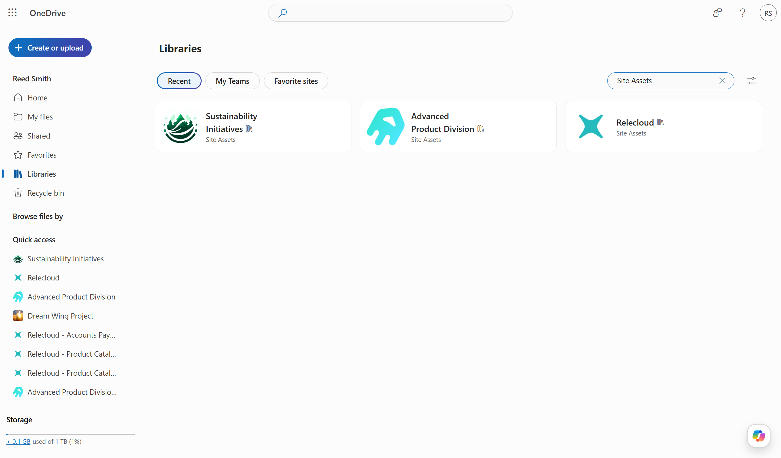 user settings