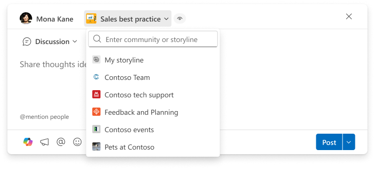 user settings