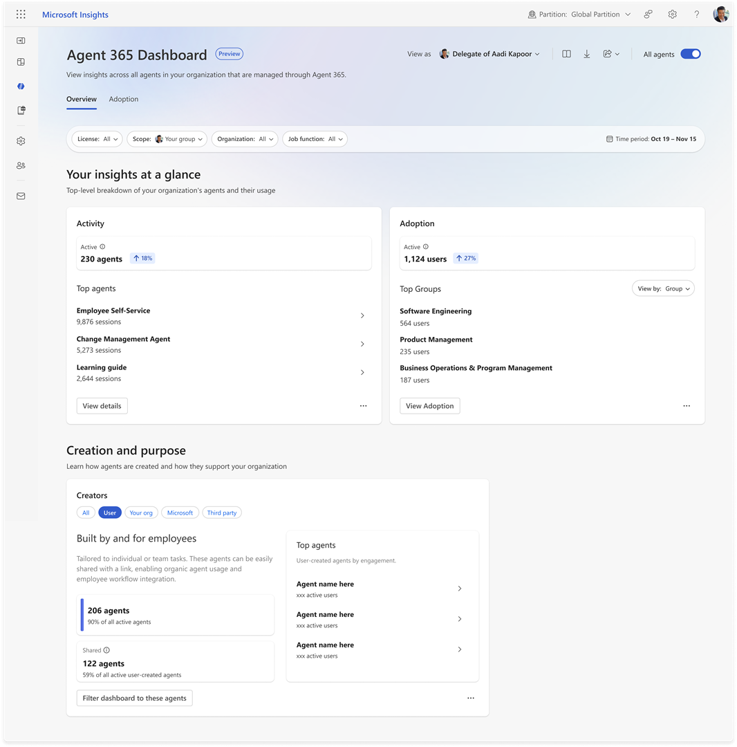 user settings