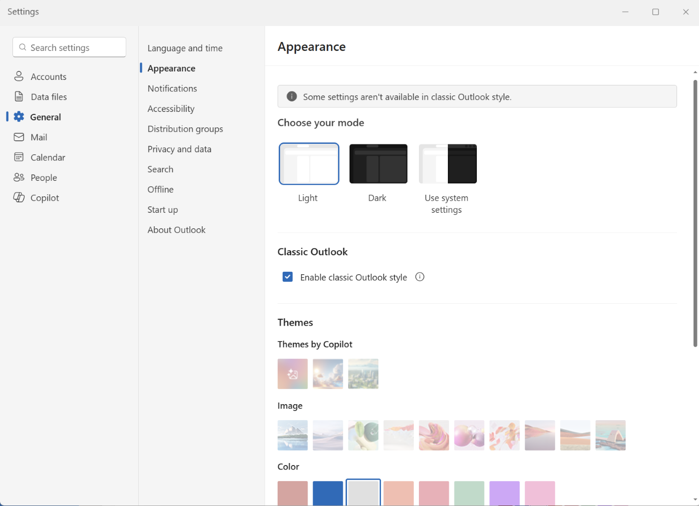 MC1458476: Outlook on the Web and New Outlook for Windows Add Optional Classic Theme Setting 2 21566 2
