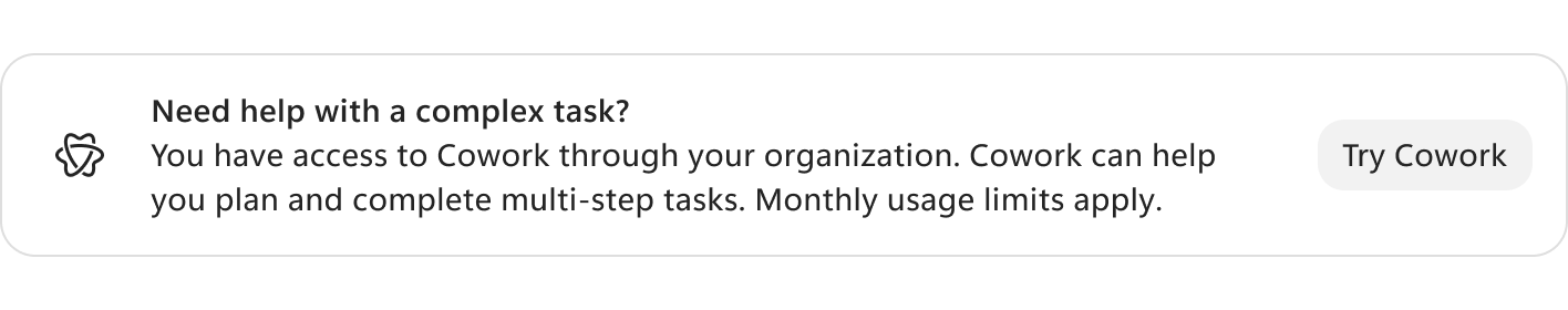 MC1465772: Microsoft 365 Copilot Chat Adds Cowork Recommendations for Task Assistance 1 21620