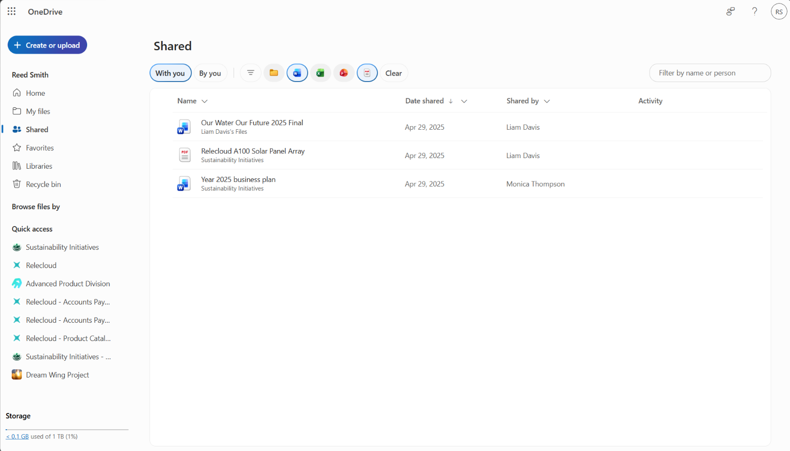 MC1457226: OneDrive Web Aligns with SharePoint and Adds Enhanced File Browsing and Filtering 4 21621 3