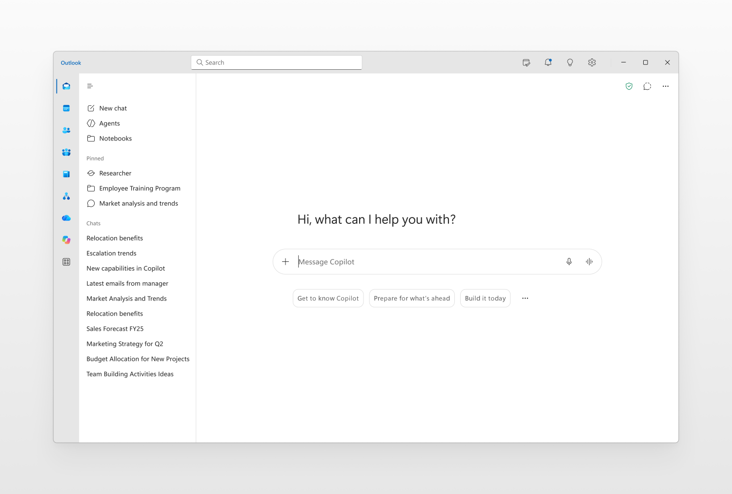 MC1458470: Microsoft Outlook Gets Refreshed Copilot Experience with Chat-Centered Design and Work IQ Controls 2 21624 2