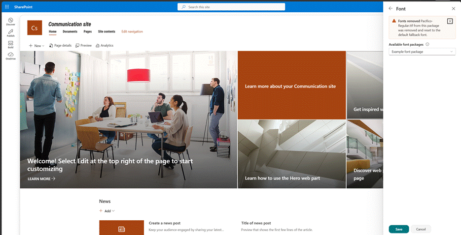MC1472025: SharePoint Adds PowerShell Cmdlet for Deleting Brand Fonts 3 21674 3