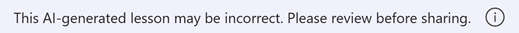 screenshot of ai notice