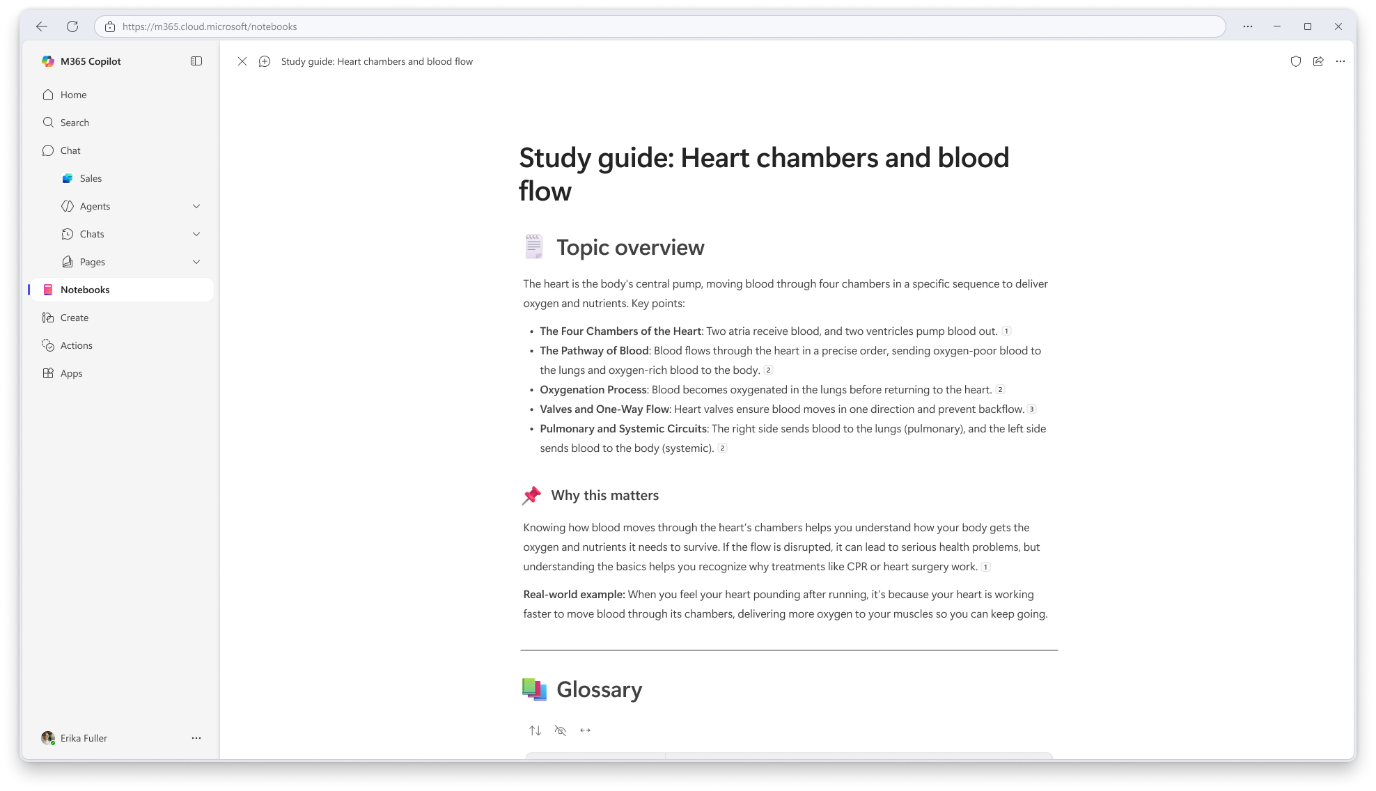 Screenshot showing a Topic page.
