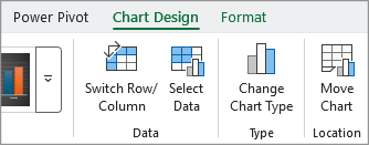 Screenshot that shows the Select Data option is on the Data tab.
