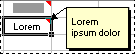 Comment indicator in cell