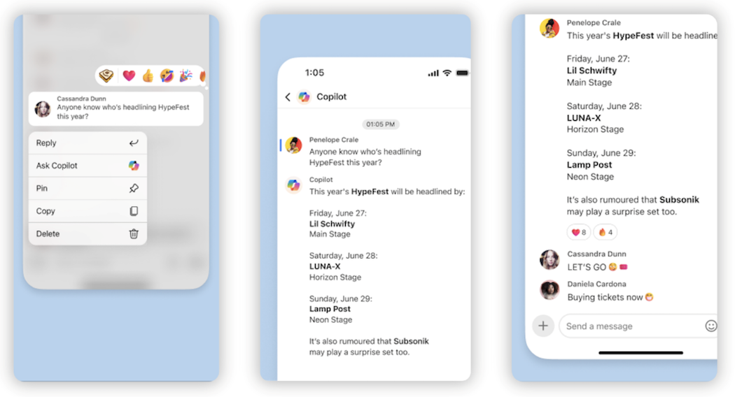 Copilot on GroupMe