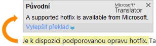 How to display original text