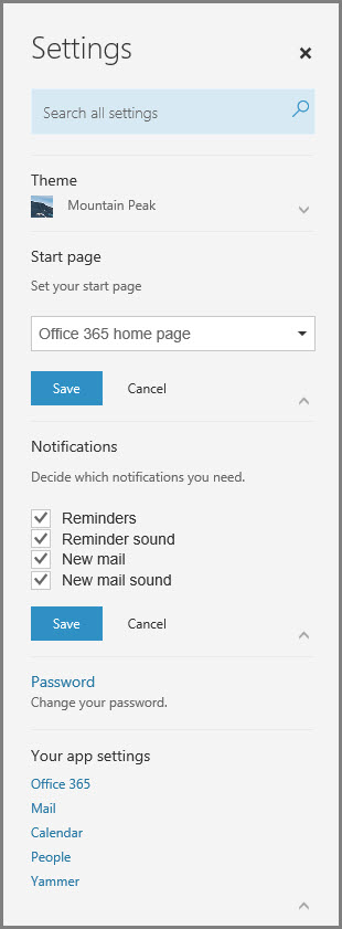 Office 365 Notifications