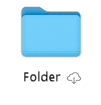 OneDrive for Mac file on demand status icon