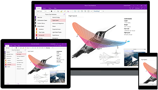 OneNote on Windows devices