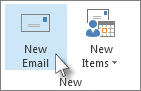 click new email